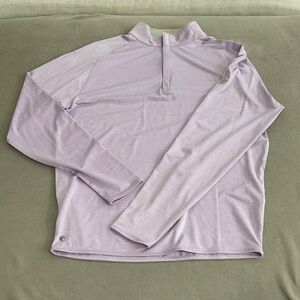 Peter Millar Lavender Long Sleeve Pullover - Lincoln Country Club